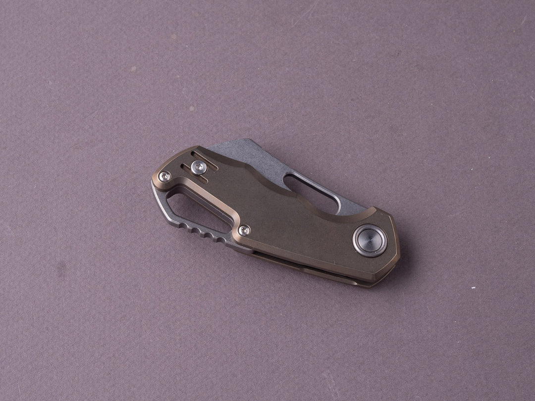 MKM - Folding Knife - ISONZO - Liner Lock - M390 - 50mm - Bronze