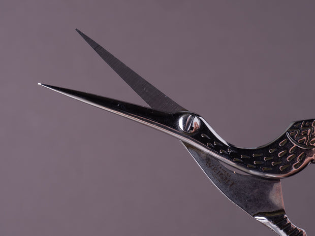 Ernest Wright - Antique Stork Snips - Carbon Steel