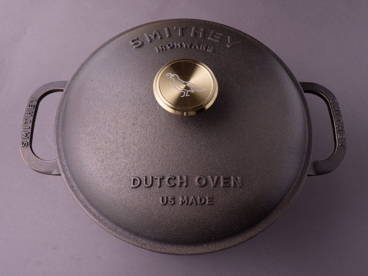 Smithey Ironware - Cast Iron - 5.5 Qt Dutch Oven
