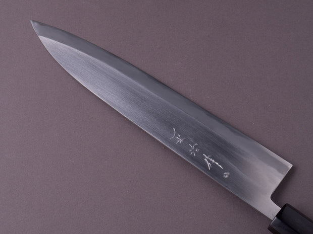 Nakaya Heiji - Swedish Semi-Stainless - Migaki - 270mm Gyuto - Oak Handle