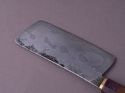 Zay Knives - 1095 Differentially Hardened - 150mm Nakiri - Walnut & Maple Handle