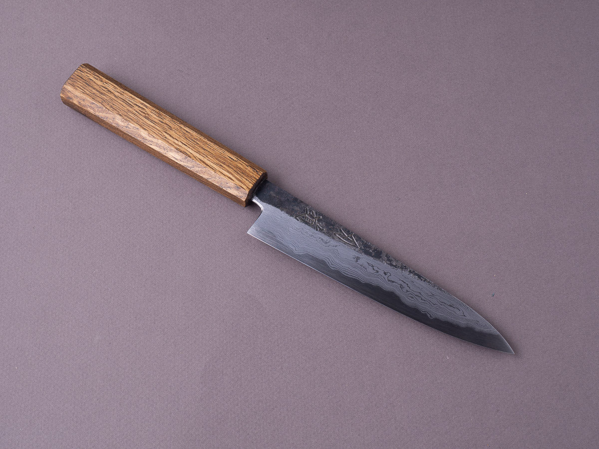 Blue Lacquered Wooden Saya (Sheath) For Petty