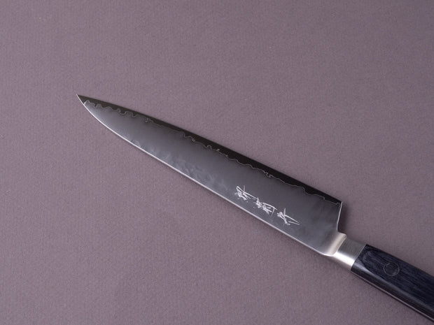 Sakai Kikumori - VG5 - 150mm Petty - Western Black Pakka Handle