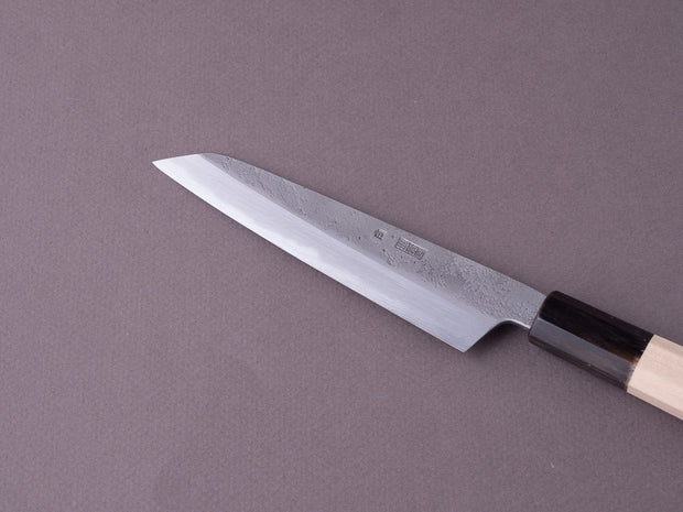 Sakai Kikumori - Kikuzuki Rin - White #2 - 135mm Kiritsuke Petty - Magnolia Handle