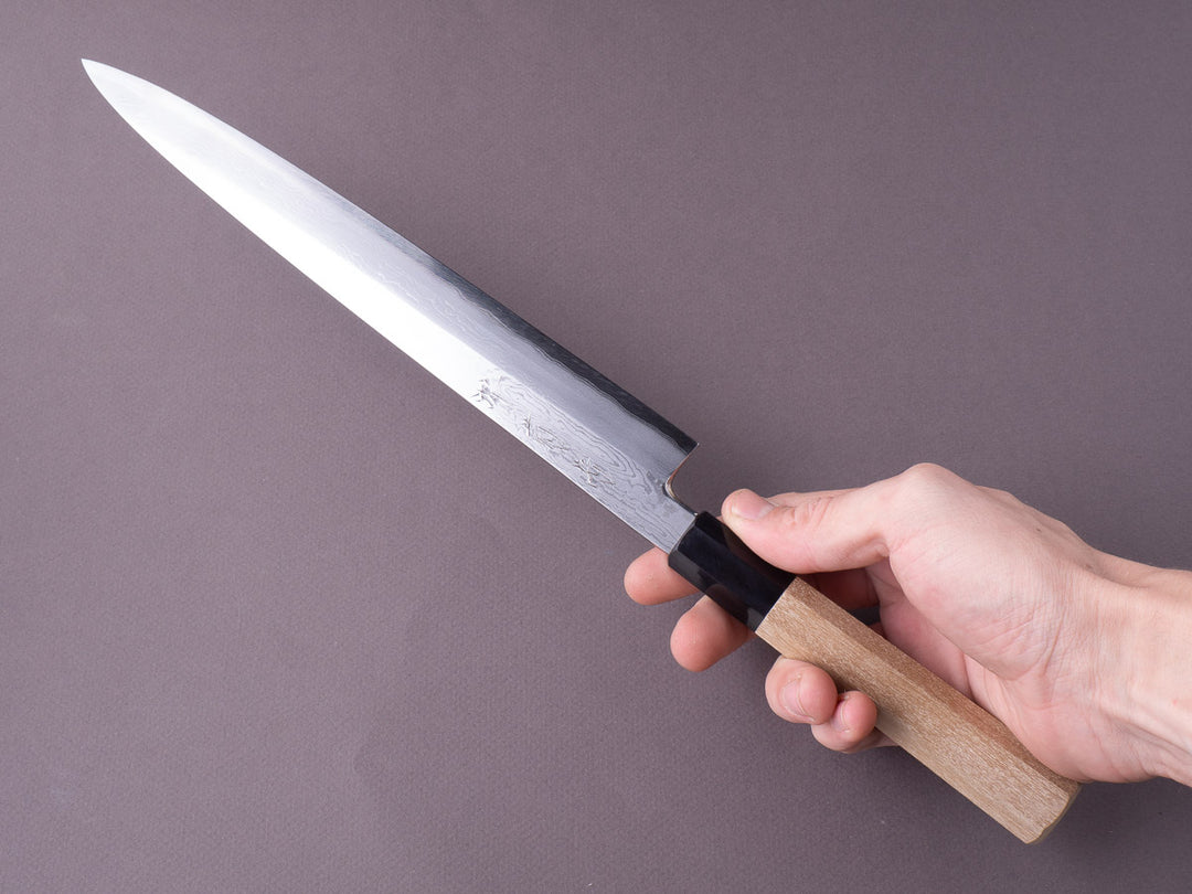 Sakai Kikumori - Nakagawa VG10 Damascus - 270mm Yanagiba