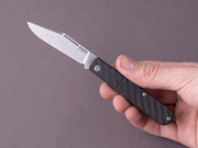 lionSTEEL - Folding Knife - Barlow - Shuffler - 75mm - M390 - Slip Joint - Carbon Fiber