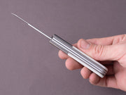lionSTEEL - Folding Knife - Beerlow - DOM & Bottle Opener - M390 - Slip Joint - White Micarta Handle