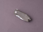 lionSTEEL - Folding Knife - Frame Lock - Nano - MagnaCut - 65mm - Green Canvas & Titanium