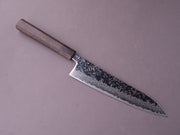 Hitohira - Futana Stainless - Polished Tsuchime Damascus - 210mm Gyuto - Tagayasan Handle
