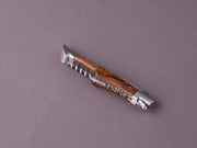Fontenille Pataud - Folding/Pocket Knife - 12cm Laguiole w/ Worm - Guilloche - Bocote Handle