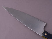 Florentine Kitchen Knives - Scaled Handle - Stainless - 205mm Chef - Black & Yellow Handle