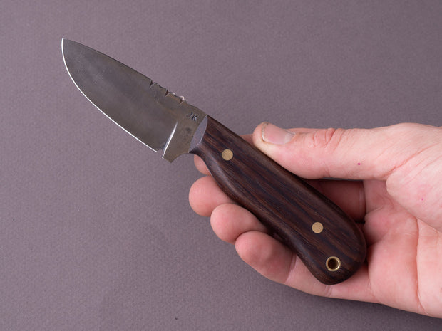 Kepler Customs - Fixed Blade - 80CRV2 - Ridge Runner - Rosewood Handle