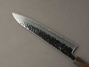 Hitohira - Futana Stainless Polished - Tsuchime Damascus - 240mm Gyuto - Tagayasan Handle