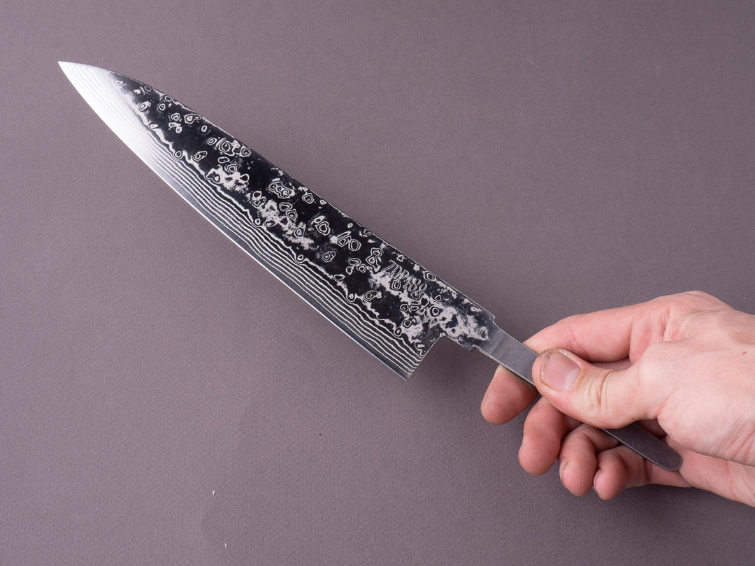 Yoshida Hamono - ZDP189 - Damascus - Gyuto - 210mm - No Handle – Strata