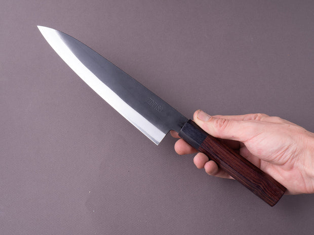 Yoshida Hamono - ZDP189 - Kurouchi - Gyuto - 210mm - Rosewood Handle