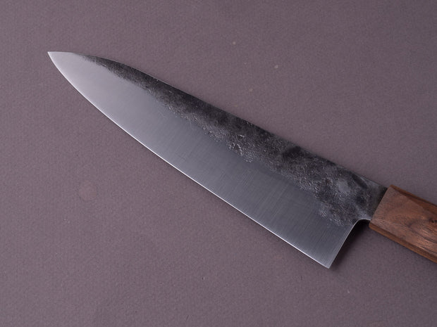 Soma - Standard Chef's Set - 80CRV2 Carbon - Kurouchi - 190mm Gyuto - Walnut Handle