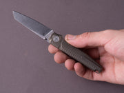 MKM - Folding Knife - Miura - M390 - 70mm - Button Lock - Bronze Titanium