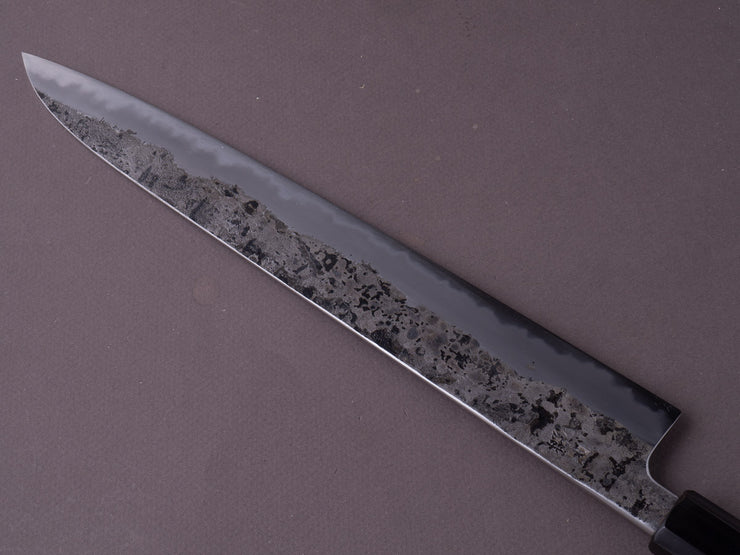 Merion Forge - Wrought Iron - 1.2562 W - 285mm Sujihiki - Ironwood Wa Handle