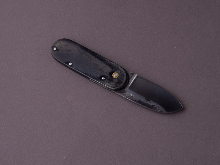Coutellerie Maria - Folding Knife - French Bulldog - XC75 Carbon - 55mm - Patinated Handle