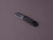 Coutellerie Maria - Folding Knife - BabyDog - XC75 - Brut de Forge - 40mm - Patinated Handle