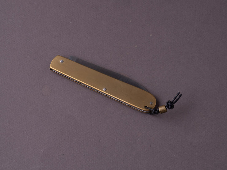 Coutellerie Maria - Folding Knife - Canif - XC75 - 85mm - Brass Handle