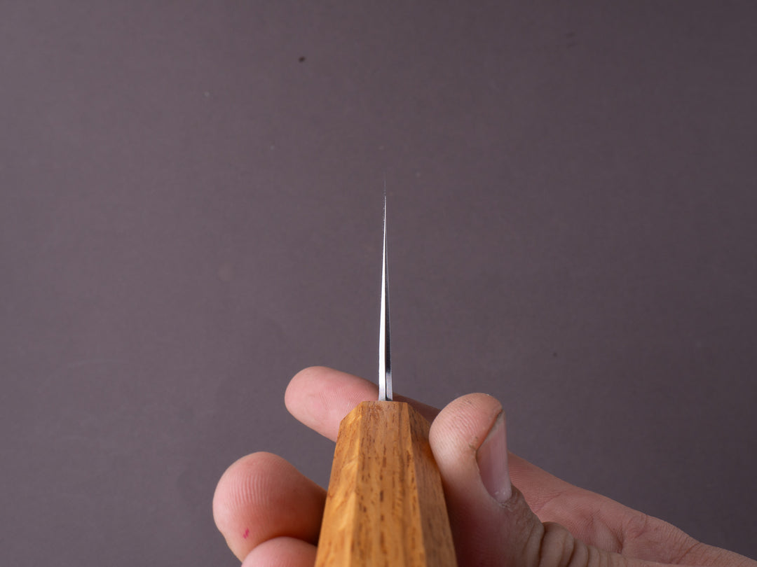 HADO - Sumi - White #2 - Kurouchi -Nakiri - 165mm - Oak Handle