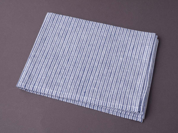 Fog Linen - Linen Kitchen Cloth - Blue and White Stripe (Erin)