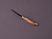 Forge de Laguiole - 70mm Folding Knife - Spring Lock - Rosewood & Brass Handle