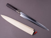 Hitohira - Togashi - Tachi White #1 - 270mm Yanagiba - Ebony Handle - Saya