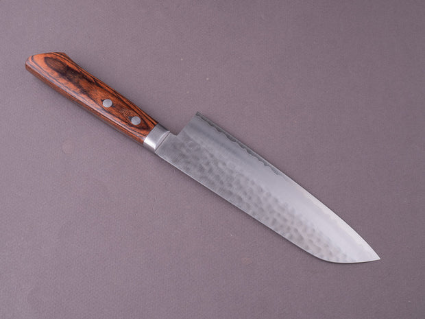 Hitohira - NM - Tsuchime - 165mm - Santoku - Western Pakka Handle