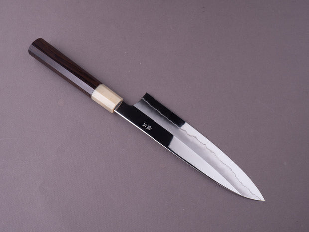 Hitohira - Kikuchiyo x Rou - Silver #3 - Mirror Polished - Gyuto - 210mm - Ebony Handle