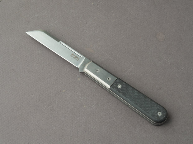 lionSTEEL - Folding Knife - Barlow - Dom - 65mm - M390 - Slip Joint - Carbon Fiber w/ Metal Bolster