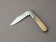 lionSTEEL - Folding Knife - Barlow - Shuffler - 65mm - M390 - Slip Joint - Ram w/ Metal Bolster