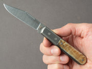 lionSTEEL - Folding Knife - Barlow - Shuffler - 75mm - M390 - Slip Joint - Ram w/ Metal Bolster