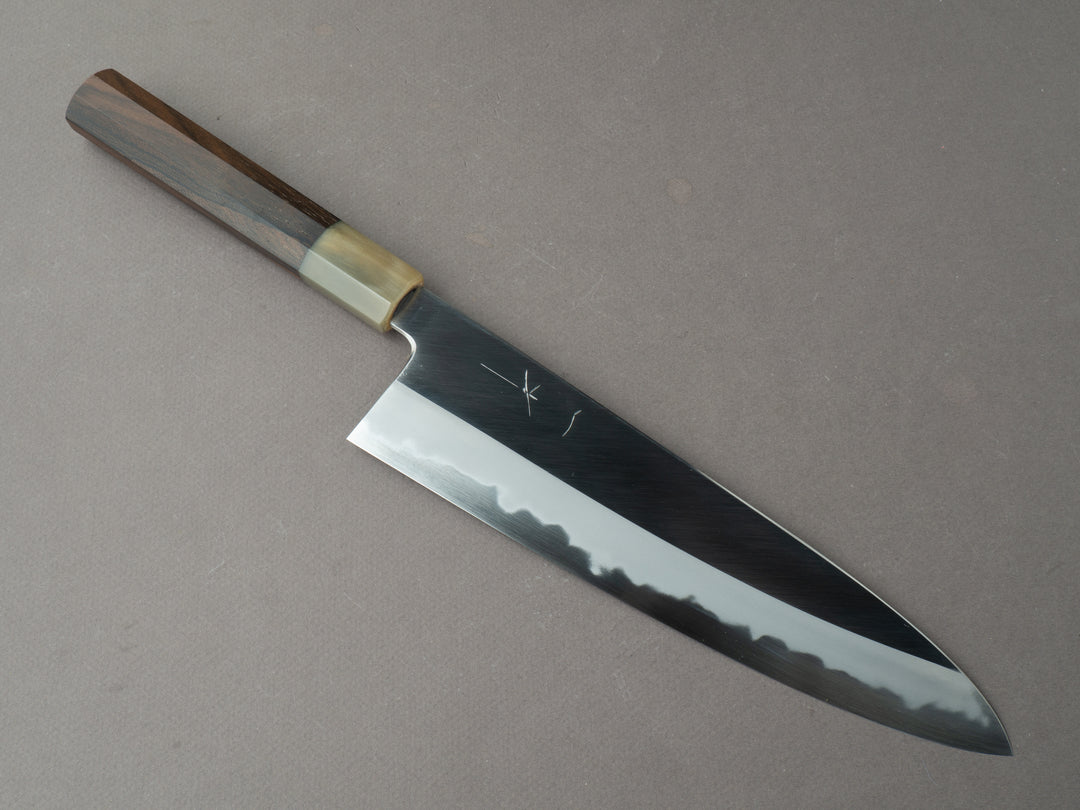 Hitohira - Tanaka x Kyuzo - Blue #1 - Migaki - Gyuto 240mm