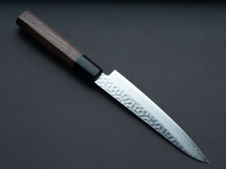 Hitohira - HG - Tsuchime - Damascus - Petty 150mm - Walnut Handle