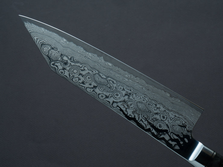 Ryusen - Oukokuryu - SG2 - Damascus - Bunka - 175mm - Stabilized Poplar Handle