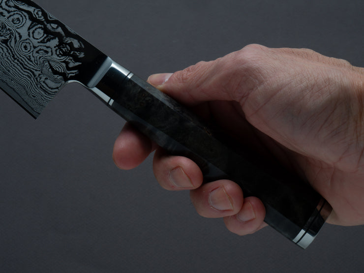 Ryusen - Oukokuryu - SG2 - Damascus - Bunka - 175mm - Stabilized Poplar Handle