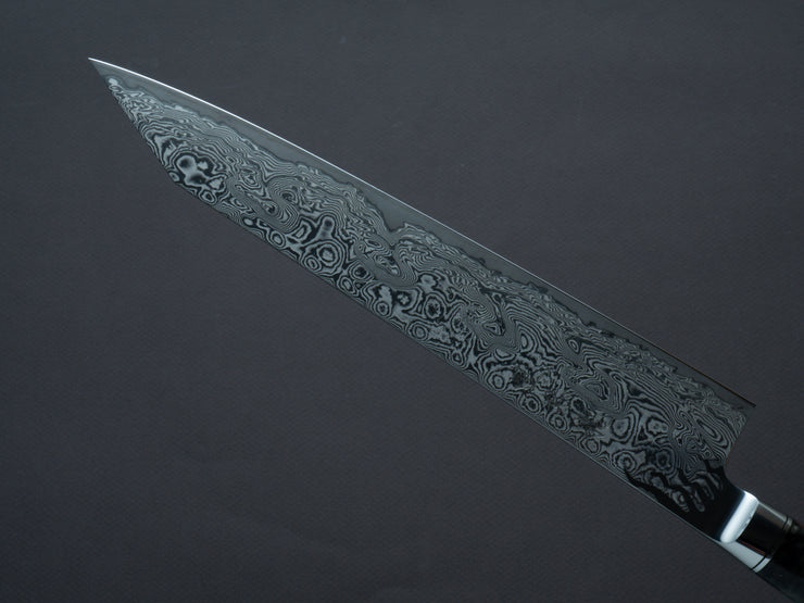 Ryusen - Oukokuryu - SG2 - Damascus - Kiritsuke Gyuto - 240mm - Stabilized Poplar Handle