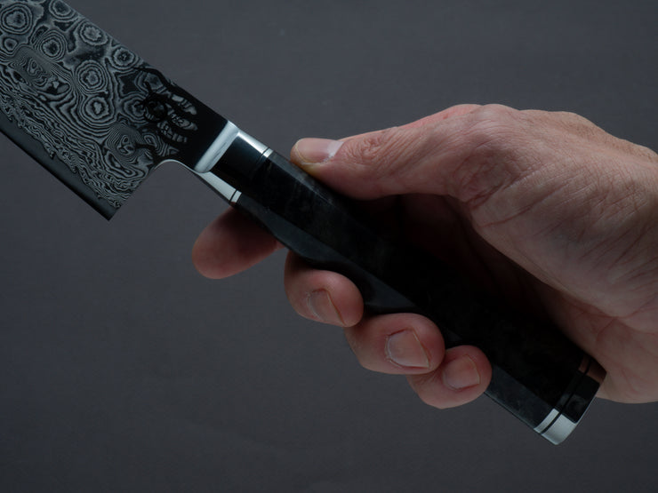 Ryusen - Oukokuryu - SG2 - Damascus - Kiritsuke Gyuto - 240mm - Stabilized Poplar Handle