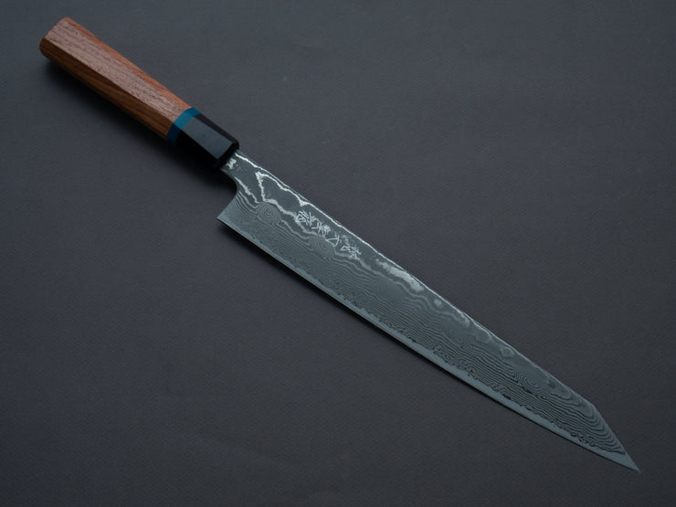 RYUSEN - BONTEN UNRYU KAI - VG10 Damascus - Kiritsuke Sujihiki - 270mm - Quince Handle