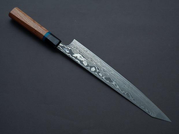 RYUSEN - BONTEN UNRYU KAI - VG10 Damascus - Kiritsuke Sujihiki - 270mm - Quince Handle