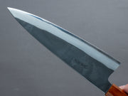 Yoshida Hamono - HAP40 - Kurouchi - "Wide" Gyuto - 240mm - Urushi Flame Handle