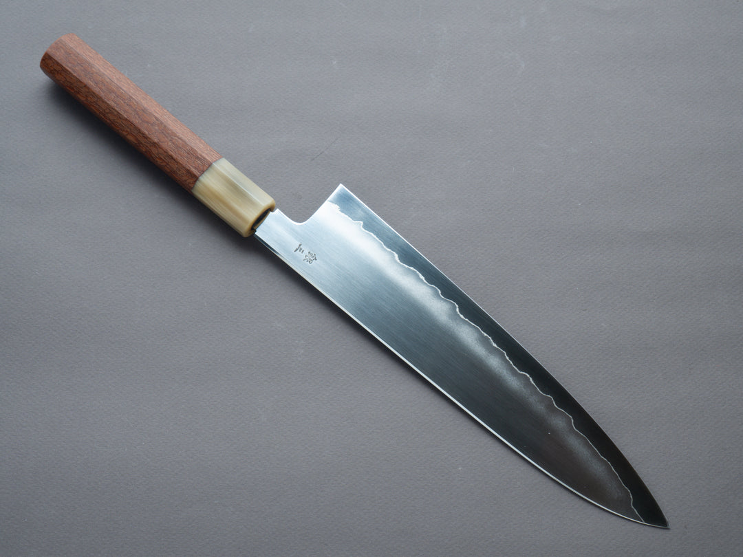Tetsujin - Silver #3 - Ukiba - 240mm Gyuto - Lacewood Handle – Strata