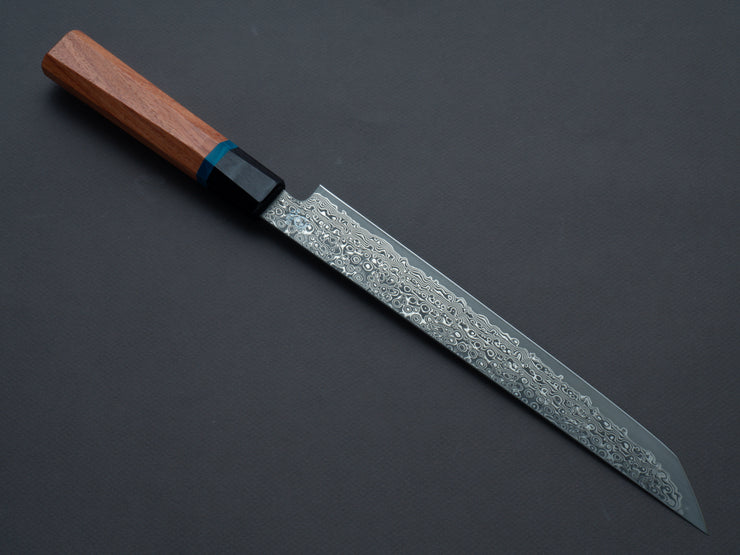 RYUSEN - BONTEN UNRYU KAI - VG10 Damascus - Kengata Sujihiki - 240mm - Quince Handle