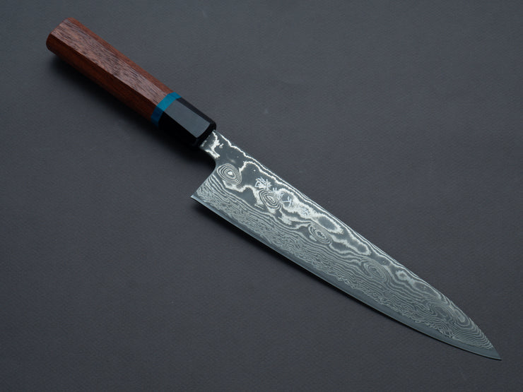 RYUSEN - BONTEN UNRYU KAI - VG10 DAMASCUS - 210mm Gyuto - Quince Handle