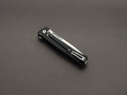 lionSTEEL - SOLID Folding Knife - Skinny - MagnaCut - 85mm - Black Aluminum Handle