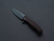 lionSTEEL - Folding Knife - Frame Lock - MYTO - M390 - 85mm - Earth Brown Aluminum - Black Mil Spec