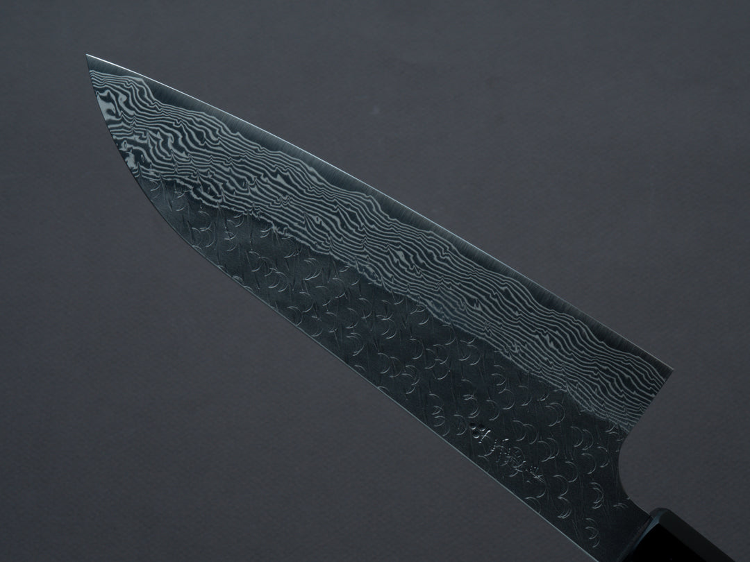 Nigara Hamono - SPG STRIX - Tsuchime Damascus - Santoku - 180mm