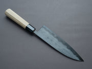 Miyazaki Kajiya - Hineri Damascus - Blue #1 - 210mm - Gyuto - Magnolia Handle